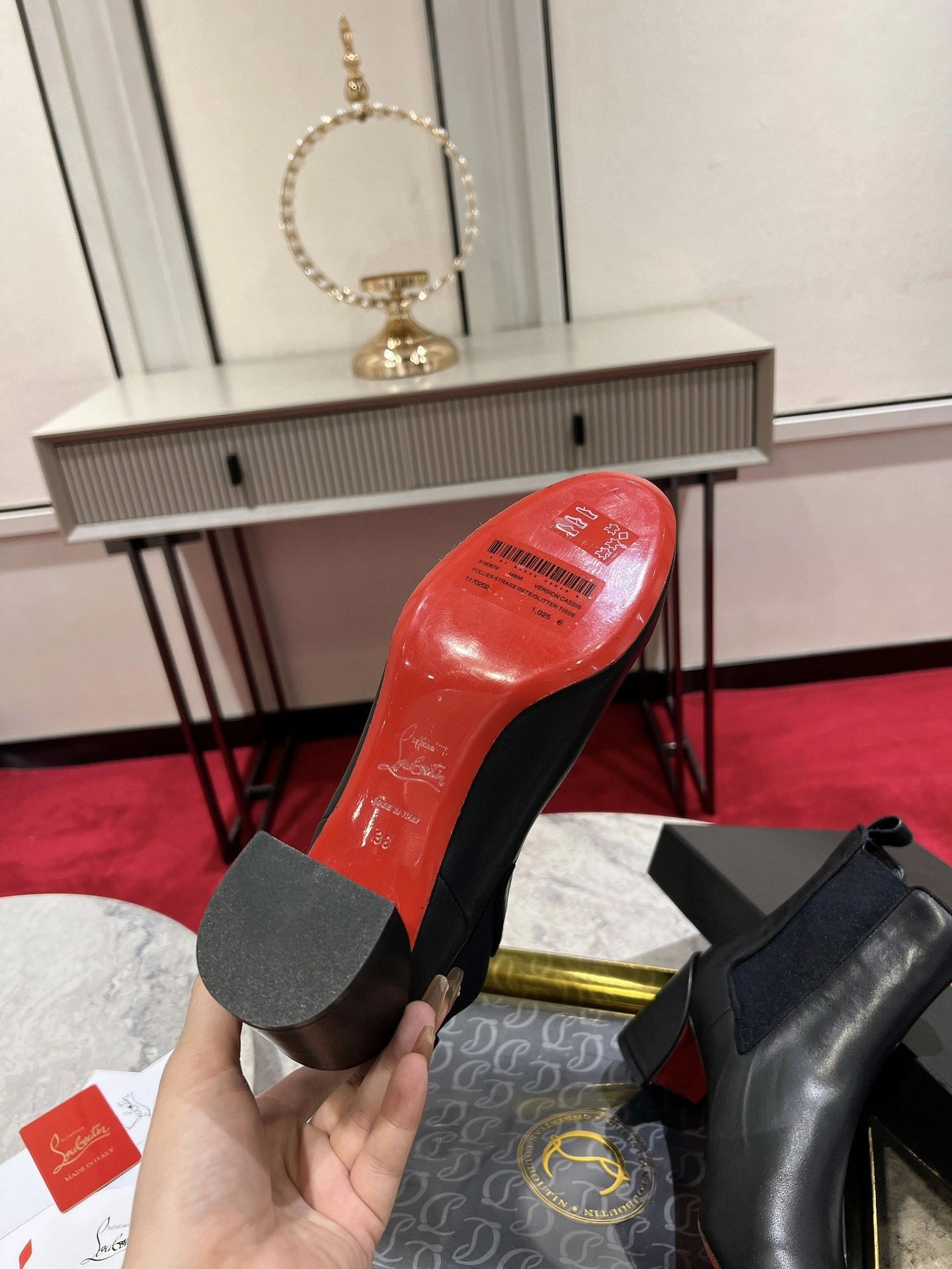 COCO--- 3231103BK01 5.5cmHeel height Turelastic Calfskin item：C-X062L1207R